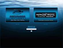 Tablet Screenshot of enduranceswimming.com